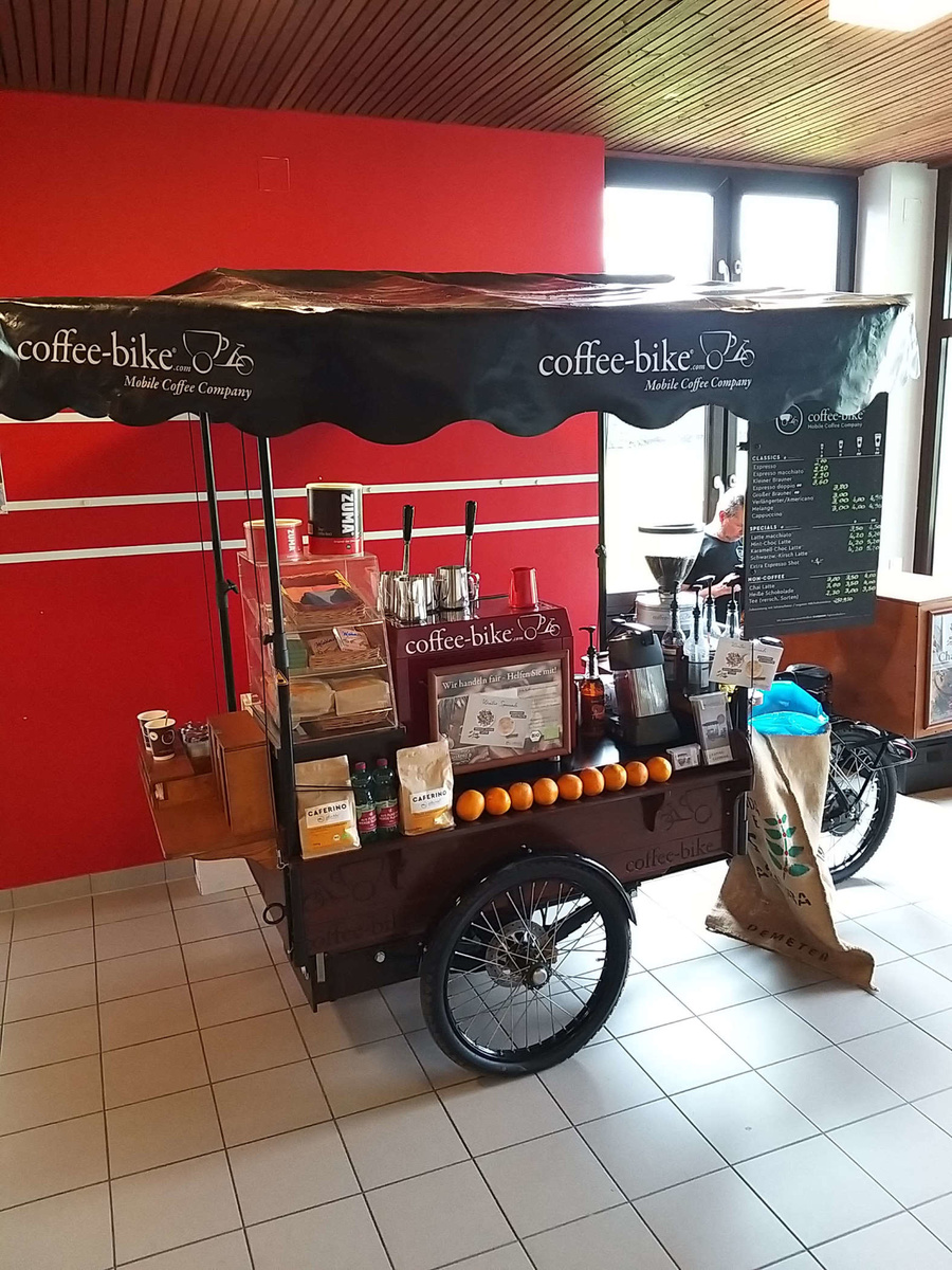 Coffee-Bike vom Catering Cafe